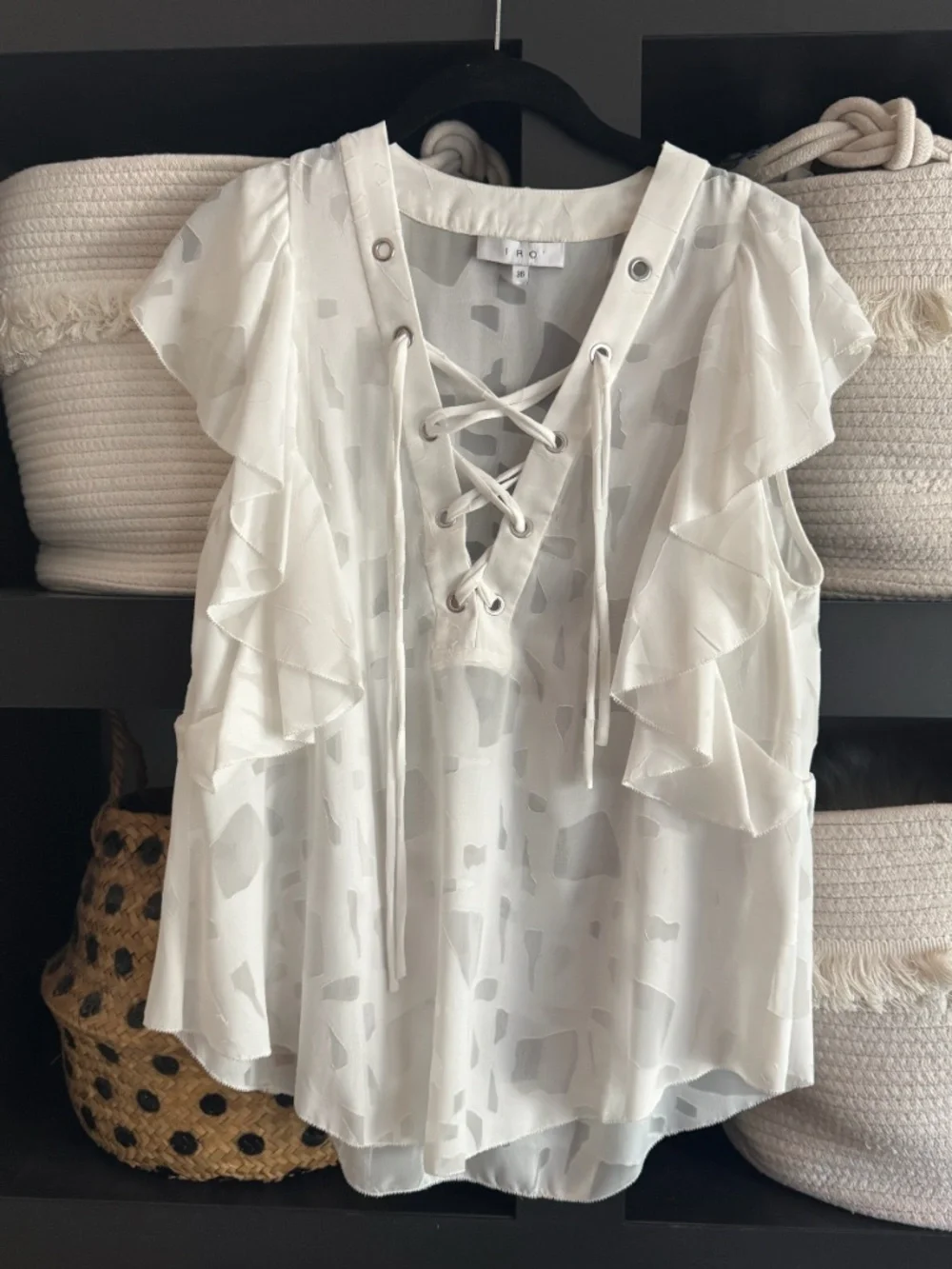 IRO Ruffle Top - Picture 2 of 7